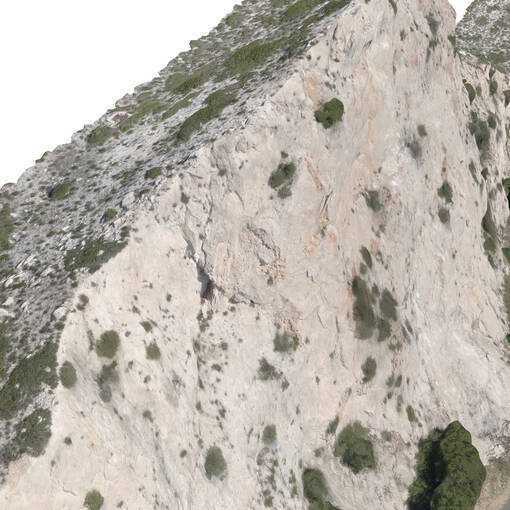 Modélisation 3D d'une falaise